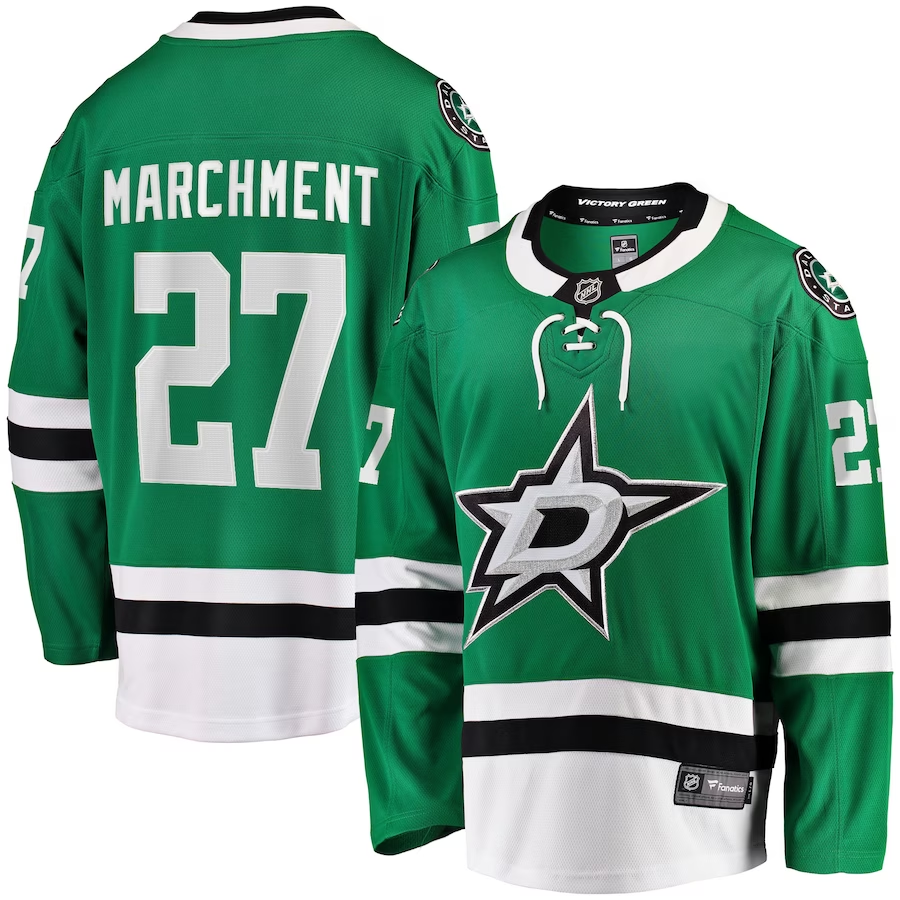 Men's Dallas Stars Mason Marchment #27 Kelly Green Home Breakaway Jersey